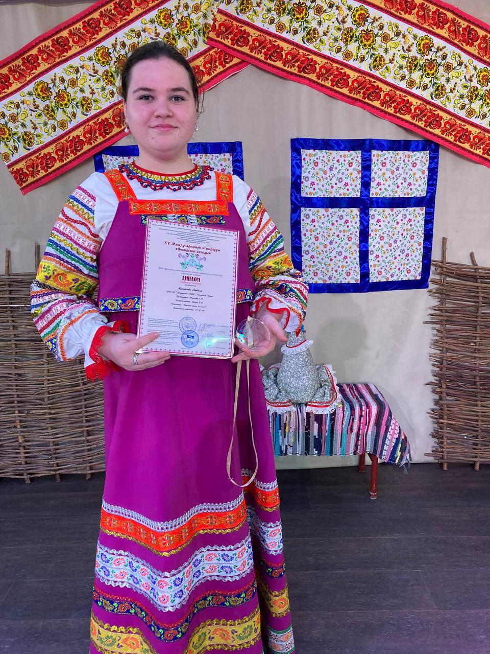 Лауреат 1 степени в возрастной категории 14-15 лет Коротеева Альбина