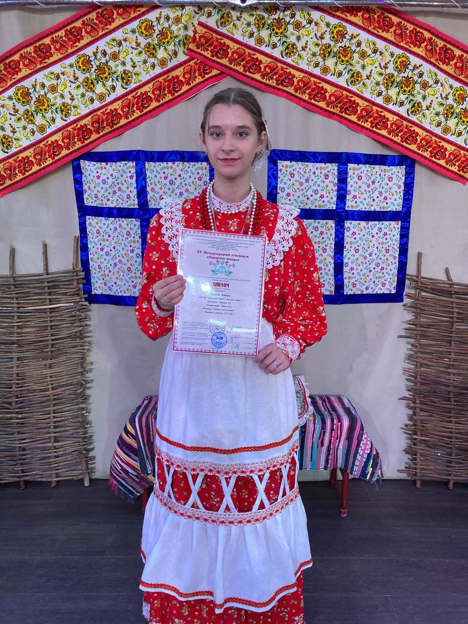 Лауреат 2 степени в возрастной категории 13-14 лет Жданова Натали